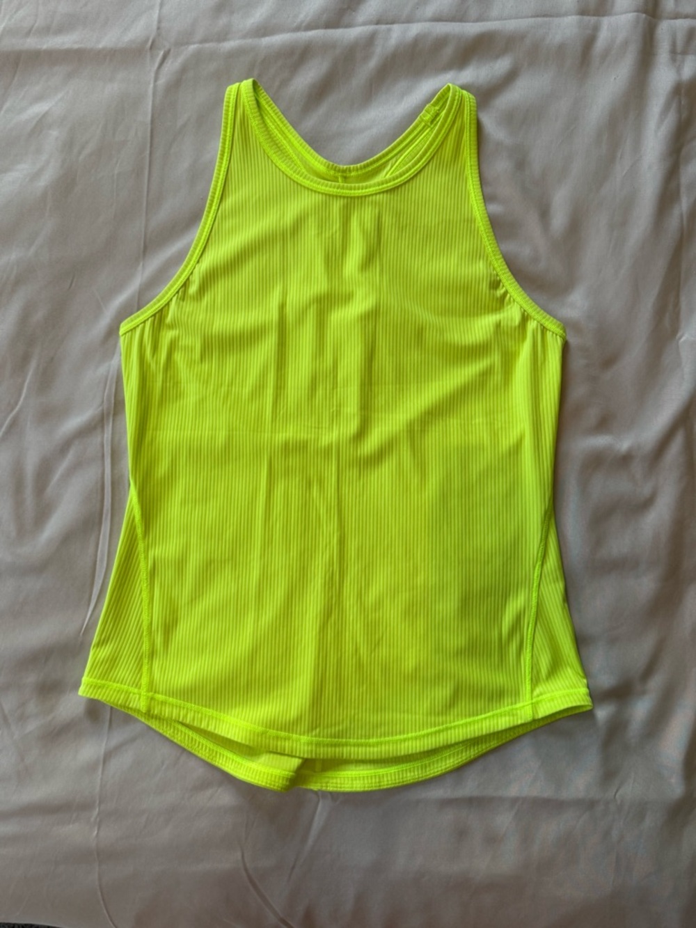 lululemon athletica Neon Lime Ribbed Tank Top - Women